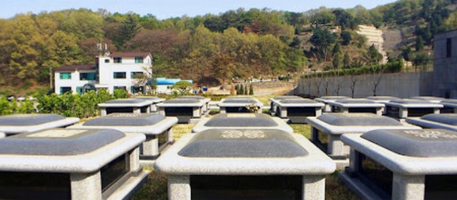아산주진공설묘지 시설 사진 (출처: e하늘 장사정보시스템)