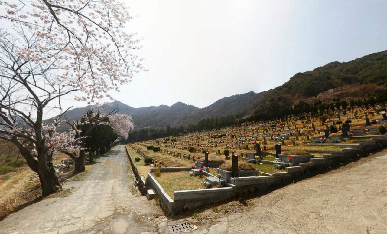 백운공원묘원 제2묘원 시설 사진