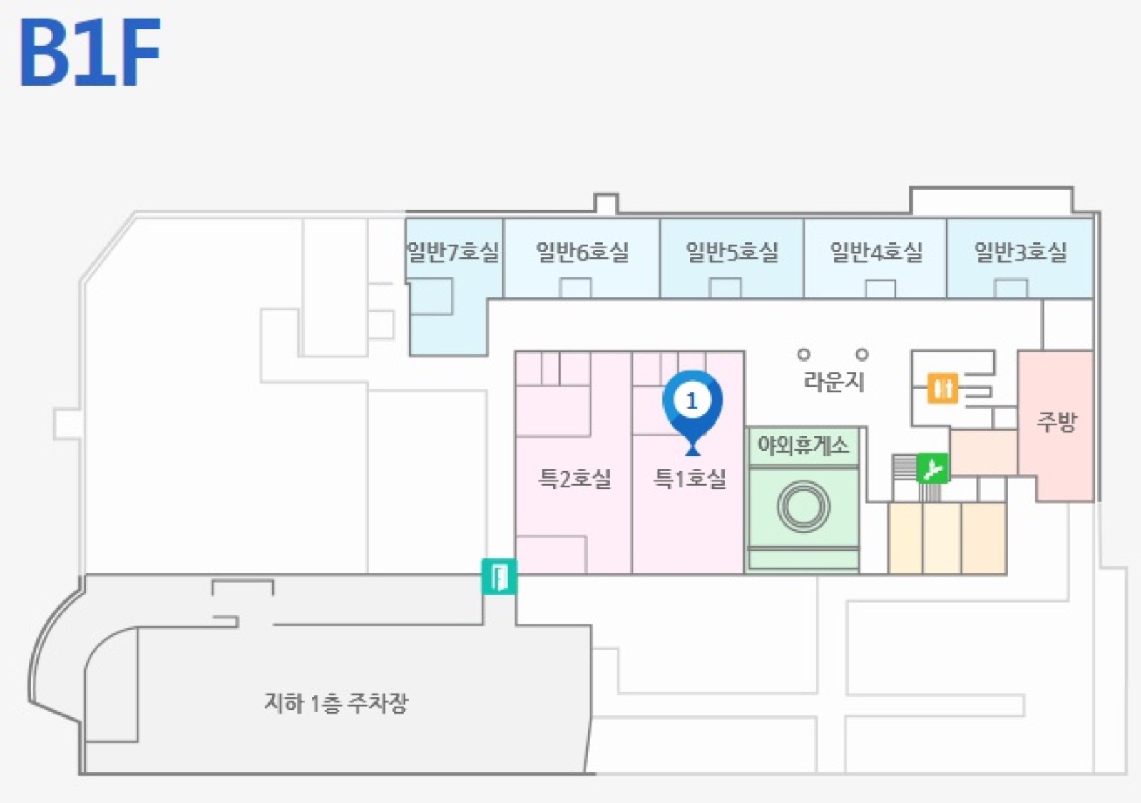 동남권원자력의학원장례식장 시설 사진 (출처: e하늘 장사정보시스템)