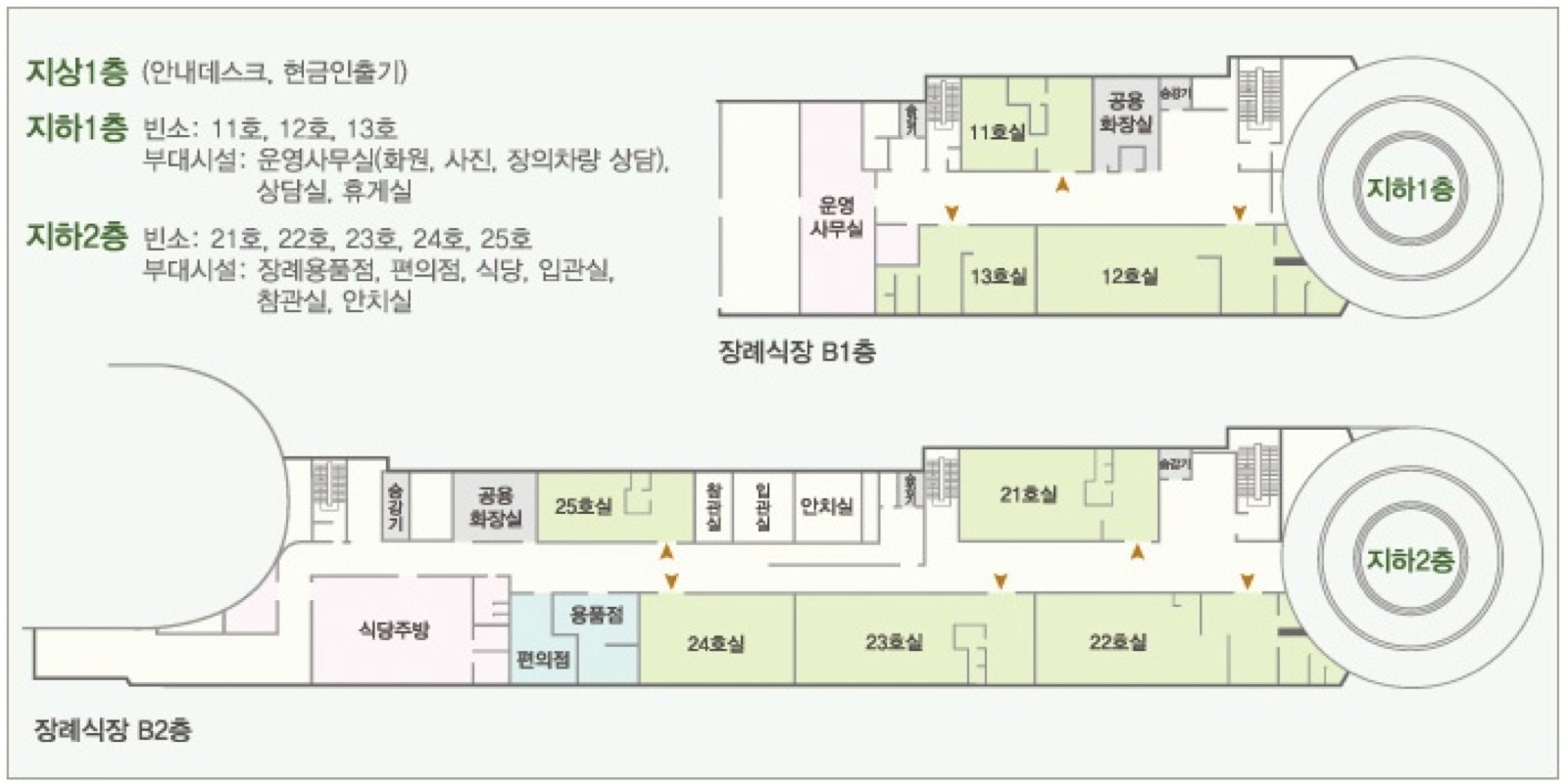 강동경희대학교병원장례식장 시설 사진 (출처: e하늘 장사정보시스템)