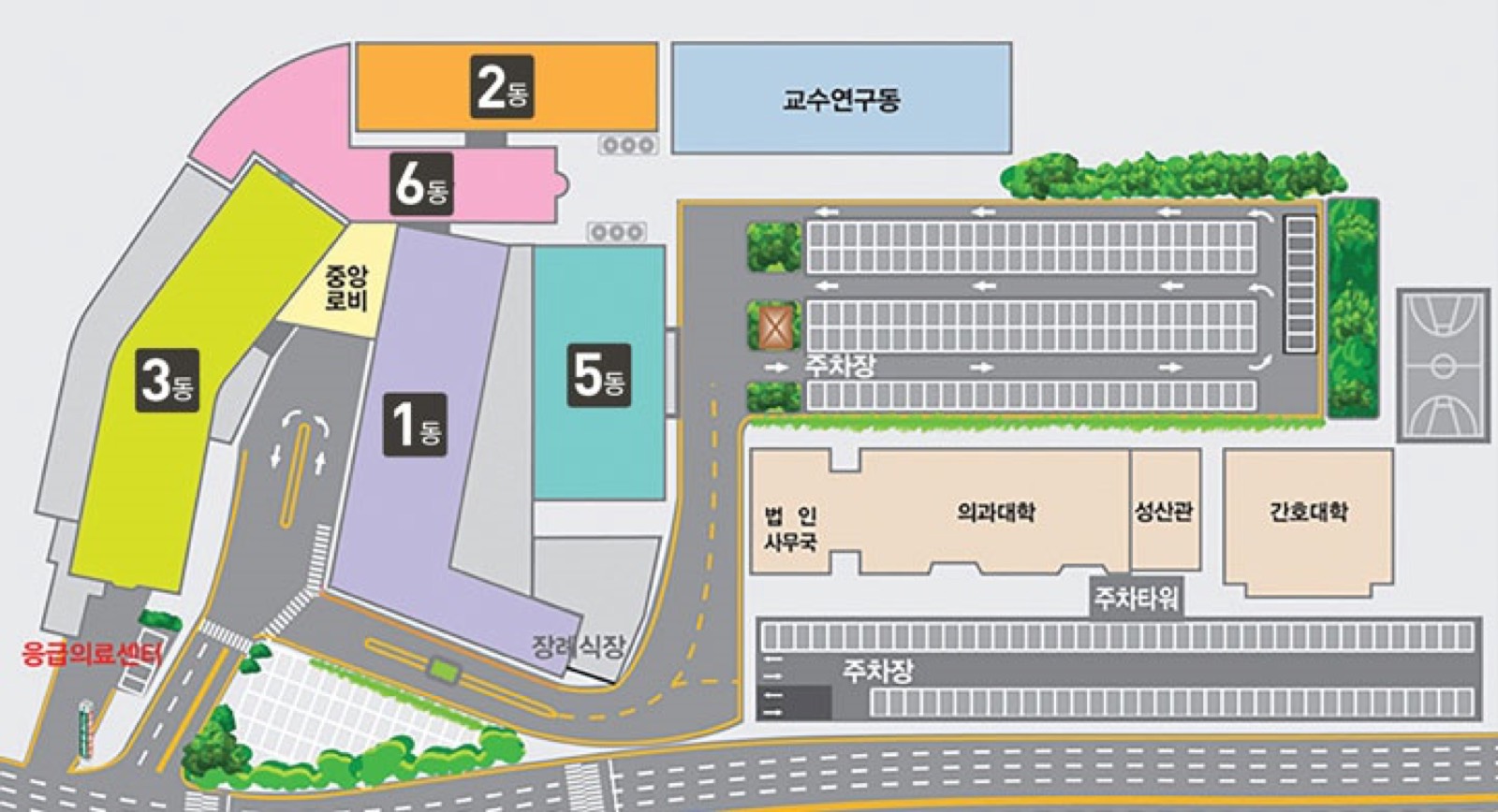 고신대병원 장례식장 시설 사진 (출처: e하늘 장사정보시스템)