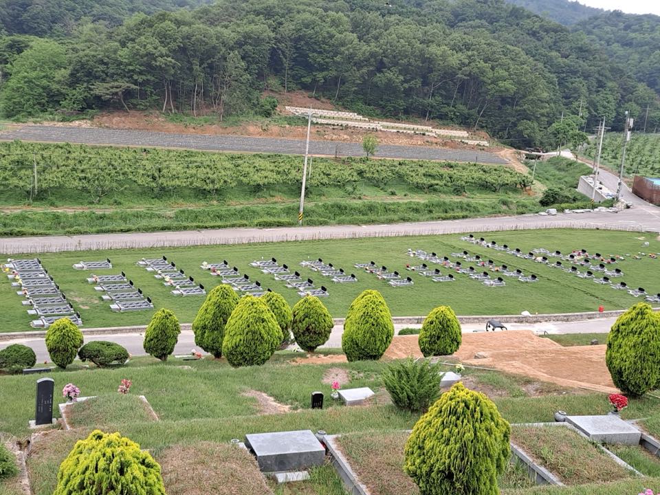 우성공원묘원(자연장지) 시설 사진 (출처: e하늘 장사정보시스템)